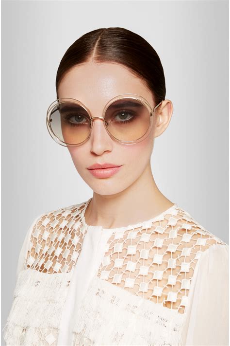 Shop for Chloé Carlina sunglasses and more .